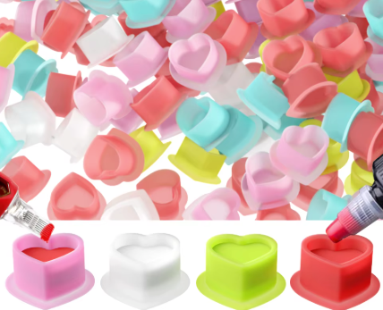 Cups Corazones - 50 pcs - Color Aleatorio